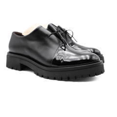 LE BOHEMIEN STRINGATA AL06 2 VERNICE NERO