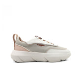 Alexander London Sneakers Eclipse nude in pelle bianca e rosa