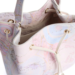 Borsa multicolor Alviero Martini 1^ Classe stampa Geo.