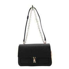 Borsa donna Alviero Martini 1^ Classe nera elegante con finitura saffiano.