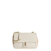 Borsa donna Alviero Martini 1^ Classe bianca elegante con finitura saffiano.