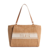 ALVIERO MARTINI 1^ CLASSE SHOPPER RAFFIA LE90 9925 0970 NATURAL