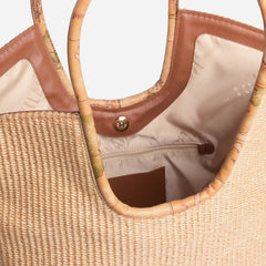 ALVIERO MARTINI 1^ CLASSE SHOPPER RAFIA LF45 9881 0578 BEIGE