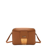 Borsa a tracolla Alviero Martini cuoio elegante in ecopelle saffiano.