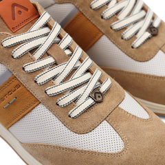 Sneakers Ambitious beige in pelle viste di lato