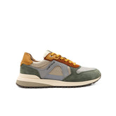Scarpa Ambitious sneakers verde in pelle di qualità vista laterale