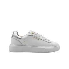 Sneaker bianca Ambitious 14311 con dettagli argento