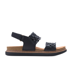 CLARKS SANDALO ARWELL GLIDE 181408 NERO