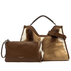 GIANNI CHIARINI BORSA AURORA BS 12026 MARRONE