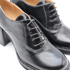 ALESSANDRA PELUSO FRANCESINA TACCO B102 NERO