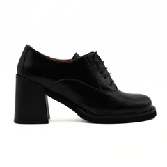 ALESSANDRA PELUSO FRANCESINA TACCO B102 NERO