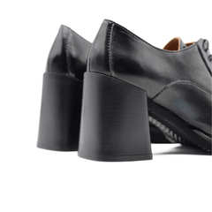 ALESSANDRA PELUSO FRANCESINA TACCO B102 NERO