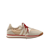 Sneaker Back70 Rocket beige in suede e tessuto tecnico