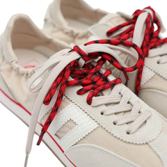 Sneaker Back70 Rocket beige in suede e tessuto tecnico