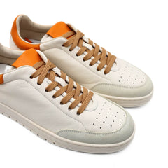 Sneakers Barracuda BU3372 1763 bianche in pelle liscia