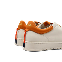 Sneakers Barracuda BU3372 1763 bianche in pelle liscia