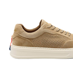 Sneakers Barracuda BU3612 V2754 beige in camoscio