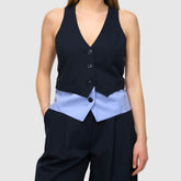 BERNA GILET 263033 BLU