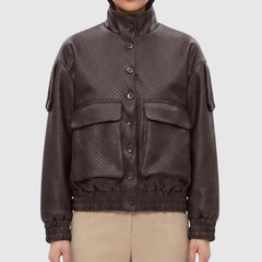 BERNA GIUBBOTTO SIMILPELLE 264071134 MARRONE TESTA DI MORO