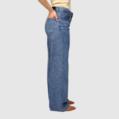 BERNA JEANS WIDE LEG 263004 LAVAGGIO MEDIO