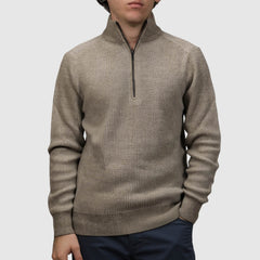 BERNA MAGLIONE 262483 47 MAGLIA CORDA BEIGE