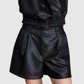 BERNA SHORTS SIMILPELLE 2640721 NERO