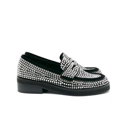 BIBI LOU 715 MOCASSINO STRASS NERO
