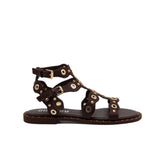 BIBI LOU SANDALO SCHIAVA BORCHIE 947 MARRONE