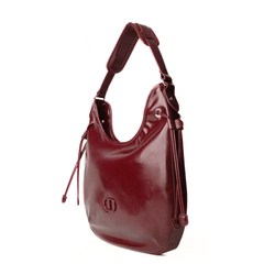 TWINSET BORSA GLOSSY TB7080 BORDEAUX