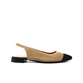 Ballerina donna beige in rete Bottega Lotti