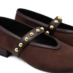 BOTTEGA LOTTI BALLERINE CAMOSCIO 2353005 MARRONE