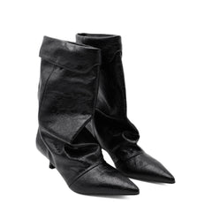 BOTTEGA LOTTI STIVALE TACCO KITTEN 894M106 NERO
