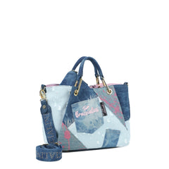 BRACCIALINI BORSA A MANO B18821 BLU