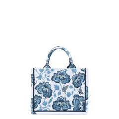 BRACCIALINI BORSA A MANO B18920 BLU E BIANCA