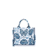 BRACCIALINI BORSA A MANO B18920 BLU E BIANCA