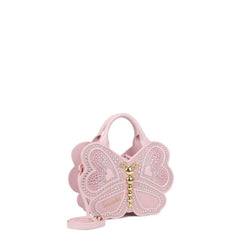 BRACCIALINI BORSA A MANO FARFALLA B19040 ROSA