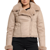 RINO&PELLE MONTONE BIKER BACIA BEIGE