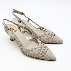L'ARIANNA SLINGBACK CH 1766 BIANCO
