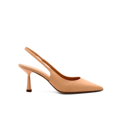 Slingback Chantal 1962 in pelle color nude elegante