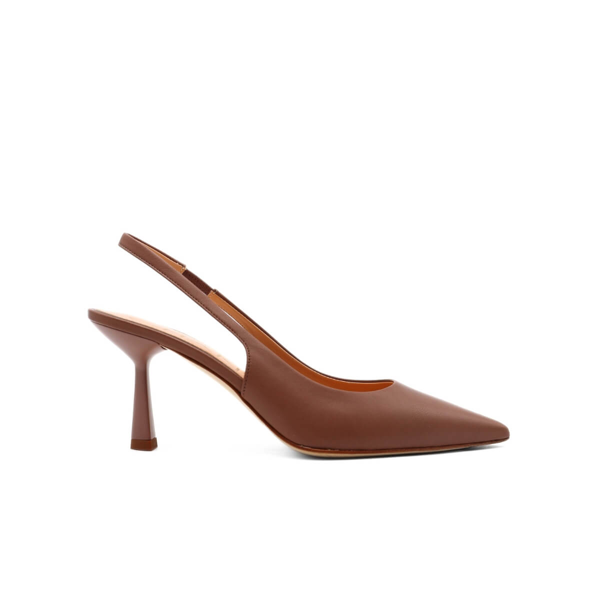 Slingback CHANTAL 1962 SLINGBACK 3006 NOCE in pelle Made in Italy