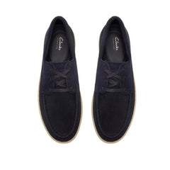 CLARKS BARCA CAMOSCIO LOCKFORD BOAT 18618 BLU