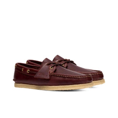 CLARKS BARCA GODNEY BOAT 18650 BORDEAUX