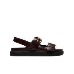 CLARKS SANDALO ARISTELLA BAY 18580 MARRONE
