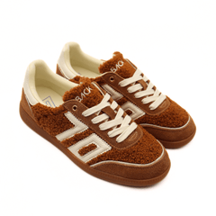 BACK70 SNEAKERS TEDDY CLOUD FU17 CUOIO