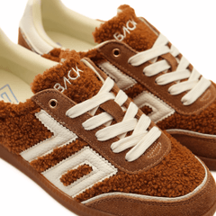 BACK70 SNEAKERS TEDDY CLOUD FU17 CUOIO