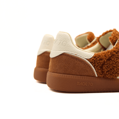 BACK70 SNEAKERS TEDDY CLOUD FU17 CUOIO