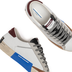 CRIME LONDON SNEAKERS 15003 SK8 DELUXE BIANCO