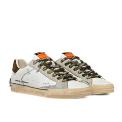 CRIME LONDON DSTRESSED 19071PP8 BIANCO