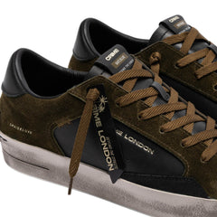 CRIME LONDON SK8 DELUXE SNEAKERS 10107 80 NERO VERDE