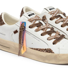 CRIME LONDON SK8 DELUXE SNEAKERS 23104 10 GLITTER